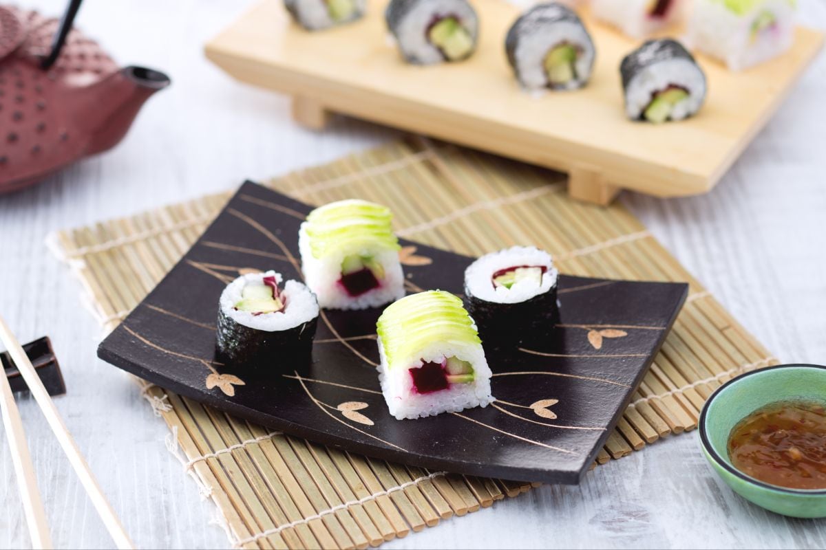 Vegetarisches Sushi