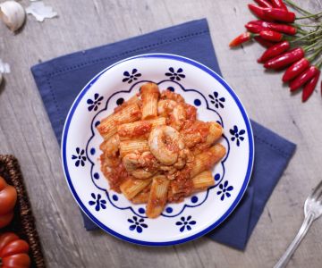 Rigatoni mit Pajata