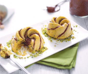Pistazien- und Nutella-Semifreddo