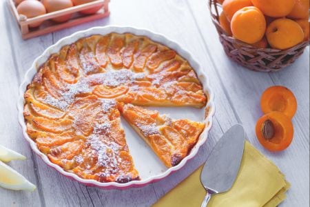 Clafoutis mit Aprikosen