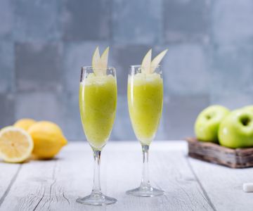 Grüner Apfel Sorbet