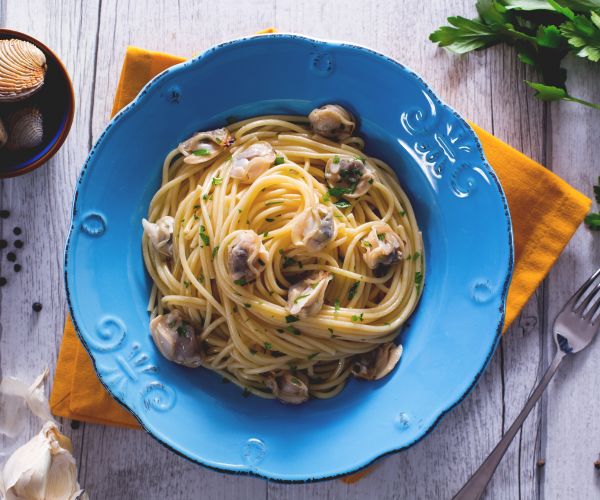 Spaghetti mit Meermuscheln