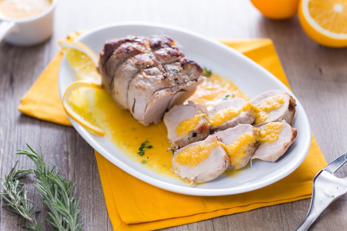 Schweinefilet mit Orange