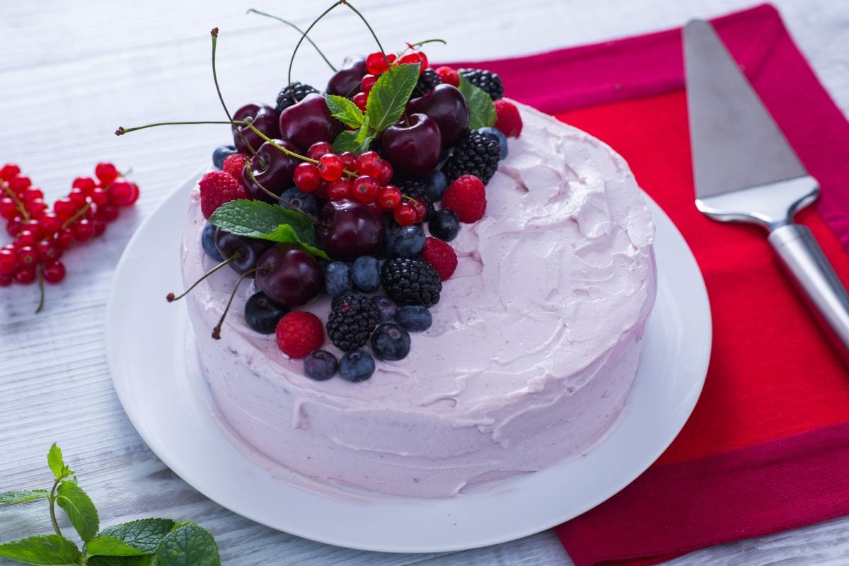 Sommer-Geburtstagstorte