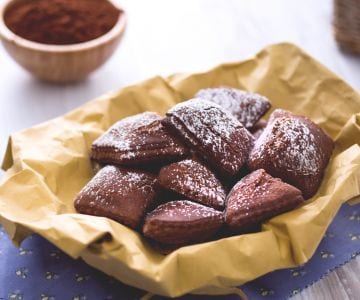 Gefüllte Kakaokrapfen