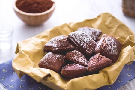 Gefüllte Kakaokrapfen