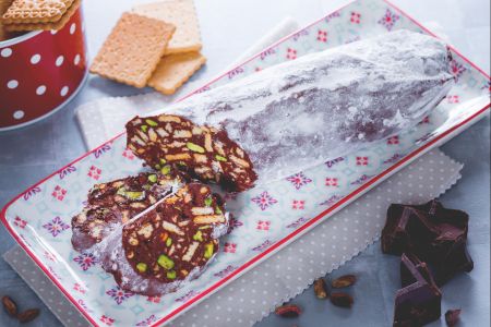 Schokoladensalami ohne Eier