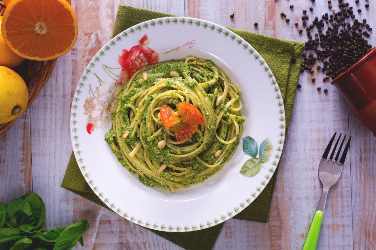 Bavette mit Zitruspesto