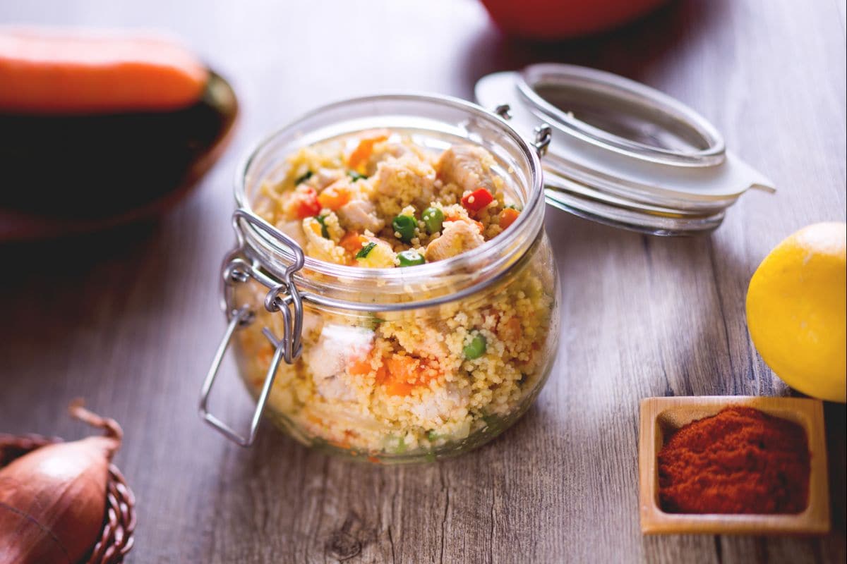 Kalter Hähnchen-Couscous