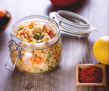 Kalter Hähnchen-Couscous