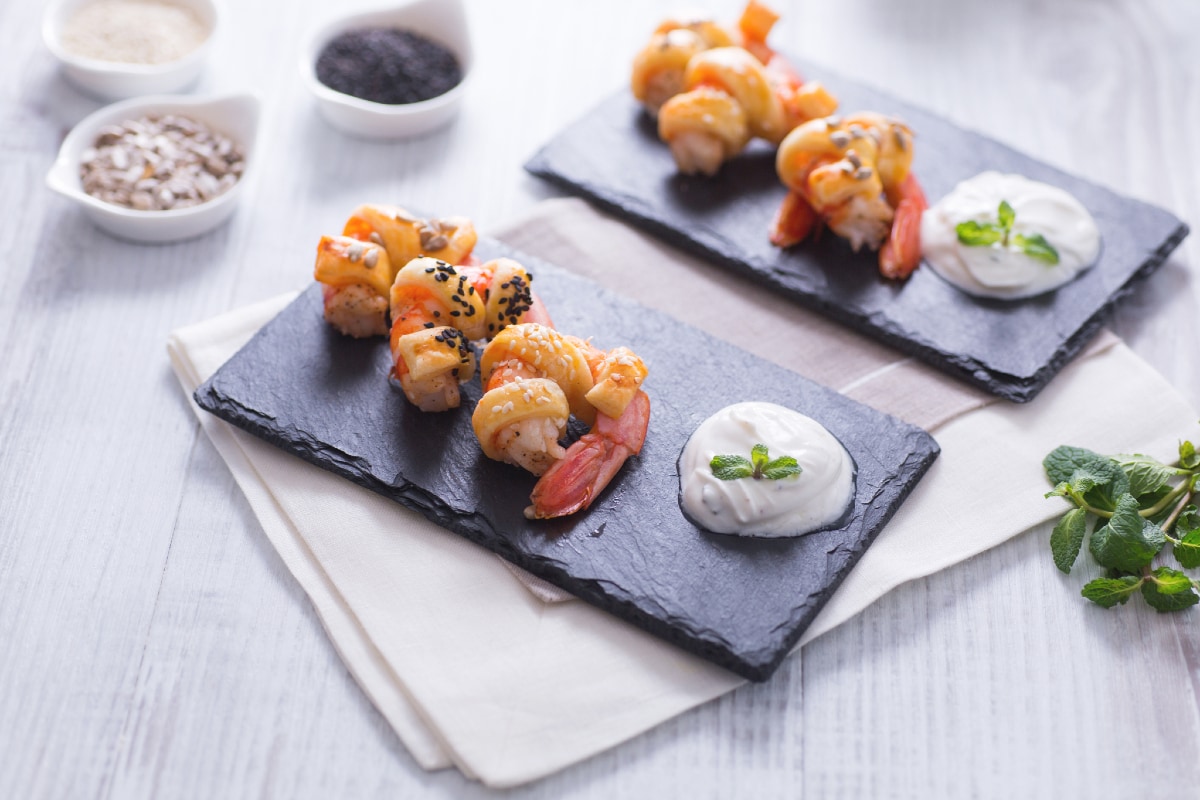 Garnelen im Teigmantel