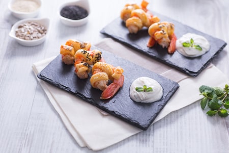 Garnelen im Teigmantel