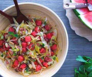 Wassermelonensalat