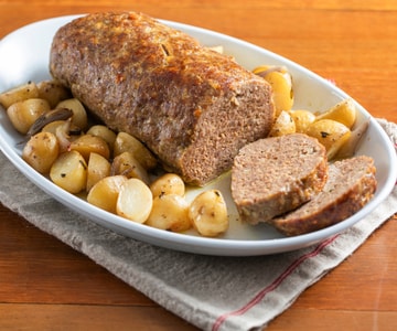 Fleischklops aus dem Ofen
