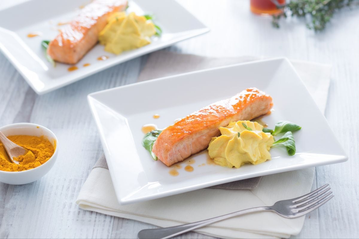 Karamellisierter Honiglachs