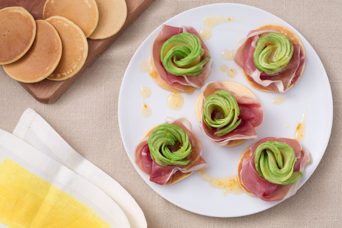 Rohkost und Avocado Vorspeise