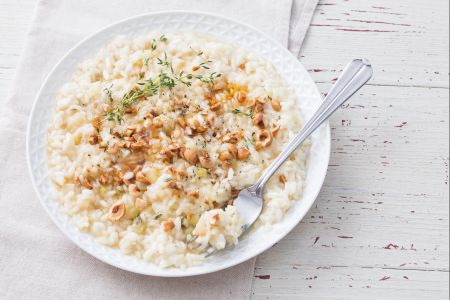 Risotto mit drei Sorten Sellerie