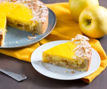 Apfelkuchen mit Creme