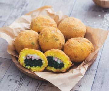 Spinat-Arancini