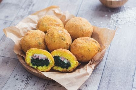 Spinat-Arancini
