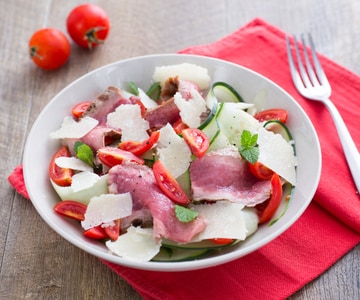 Gewürzter Rindfleischsalat mit Grana Padano