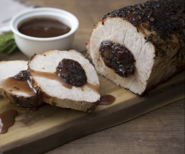 Schweinebraten mit Pflaumen