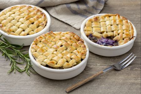 Gemüse im Blätterteig