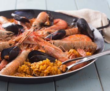 Meeresfrüchte-Paella