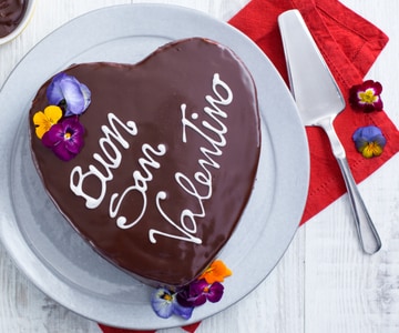 Valentinstag-Herztorte