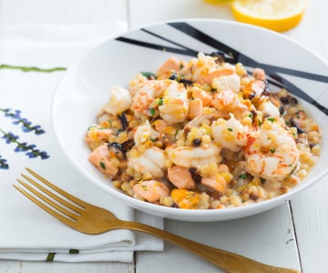 Fregola mit Fischragout