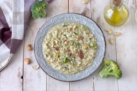 Risotto mit Brokkoli und Cashewkernen