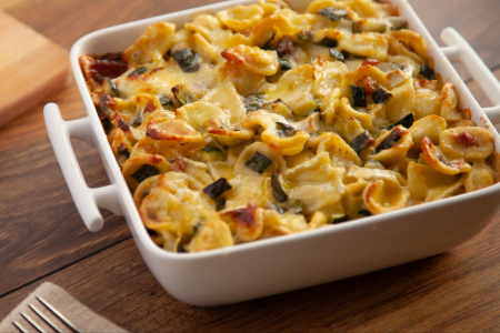 Überbackene Orecchiette aus dem Ofen