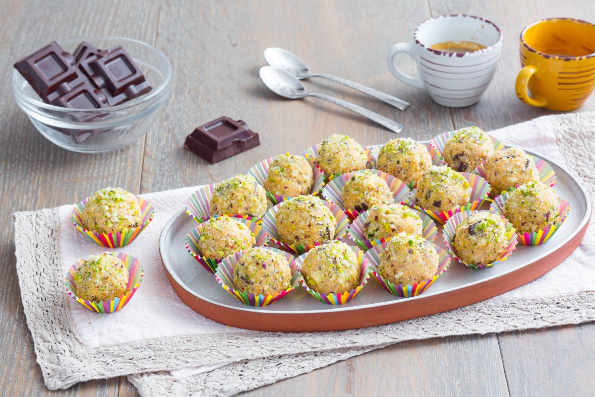 Glutenfreie Ricotta-Schokoladen-Trüffel