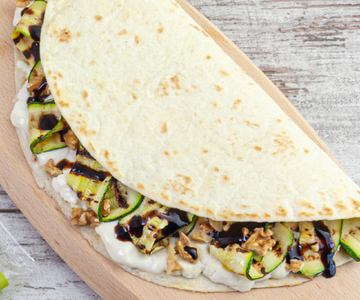 Piadina mit Zucchini und Stracchino