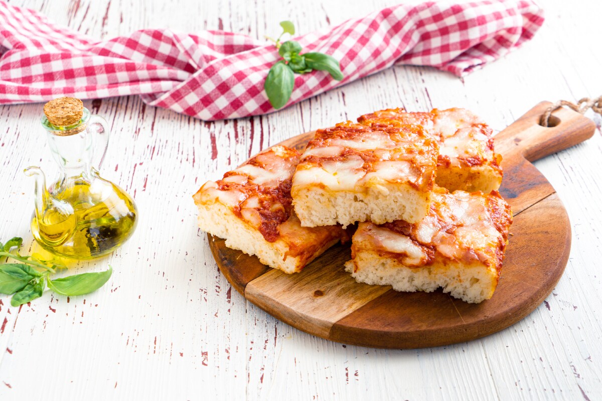 Blechpizza ohne Gluten