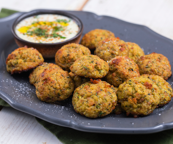 Zucchini-Frikadellen aus dem Ofen