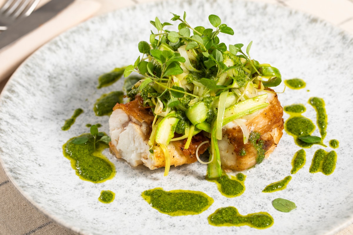 Gebratener Seeteufel