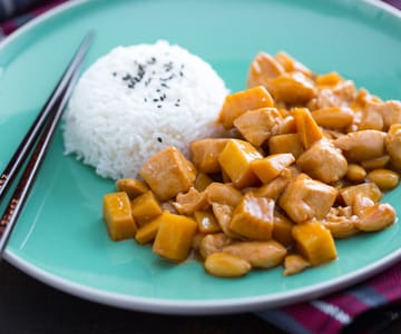 Hühnchen mit Mandeln