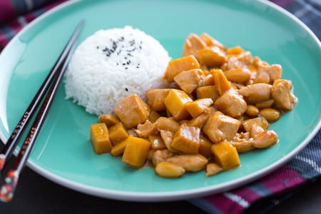 Hühnchen mit Mandeln