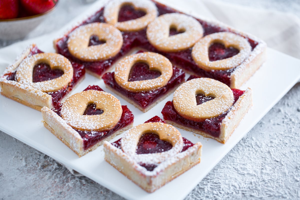 Valentinstag-Kuchen