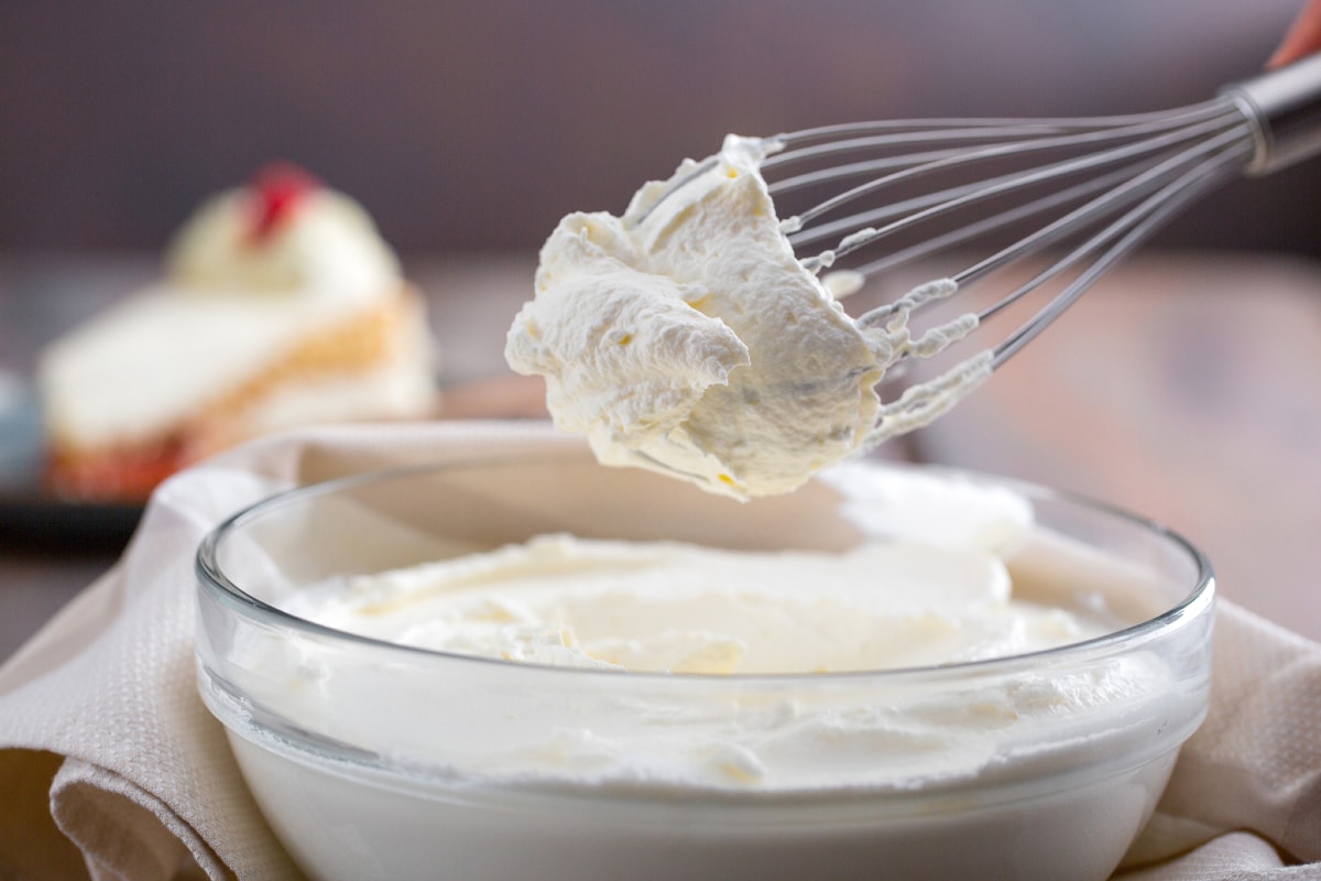 Wie man Sahne schlägt