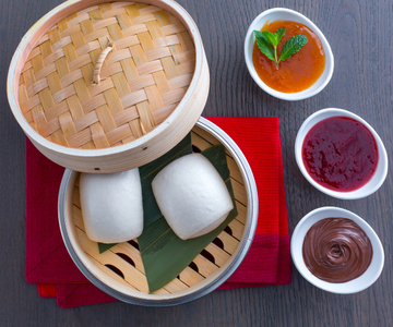 Gedämpfte chinesische Brötchen (Mantou)