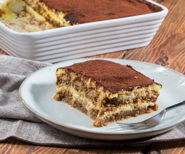 Tiramisù mit pasteurisierten Eiern