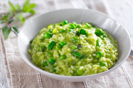 Risotto mit Erbsen und Pecorino