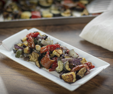 Einfache gebackene Gemüse