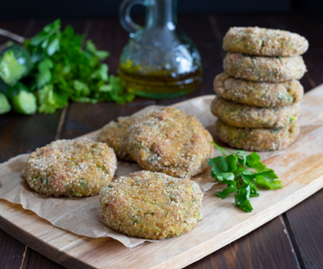 Zucchini-Speck-Kroketten