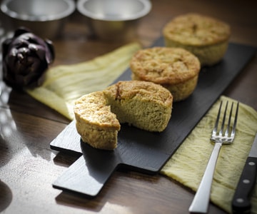 Ricottaküchlein mit Artischocken