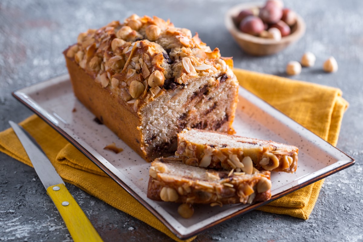 Bananenbrot mit Kokos