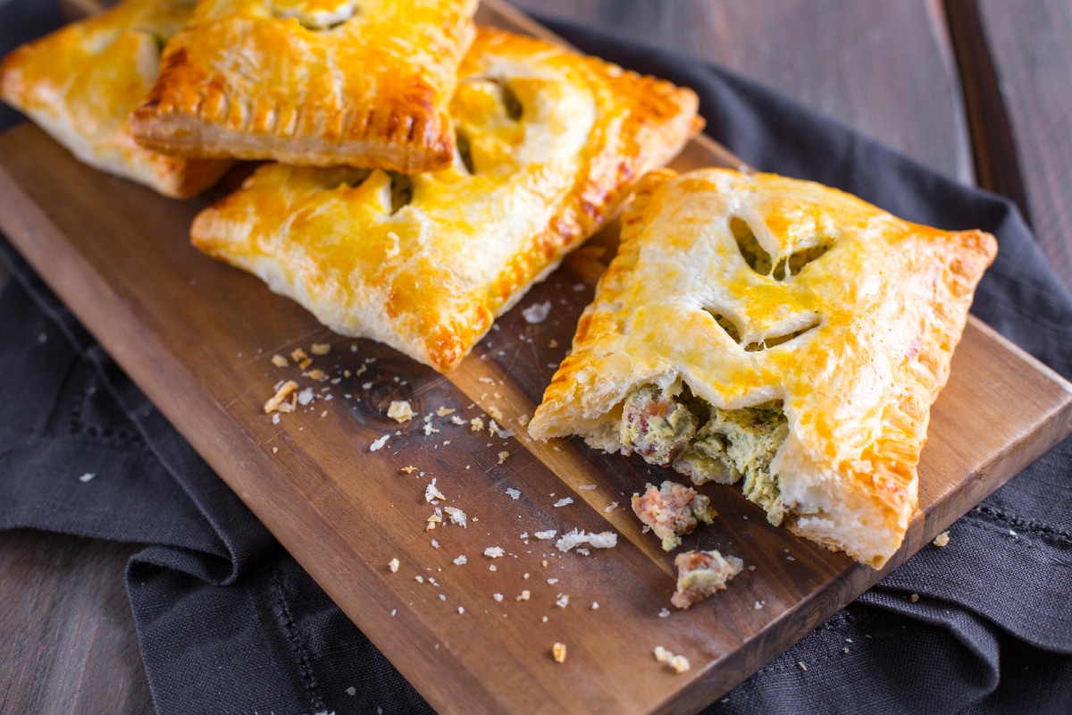 Brokkoli-Ricotta-Täschchen