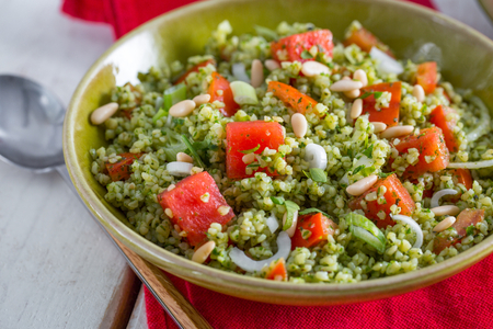 Sommerlicher Wassermelonen-Tabbouleh